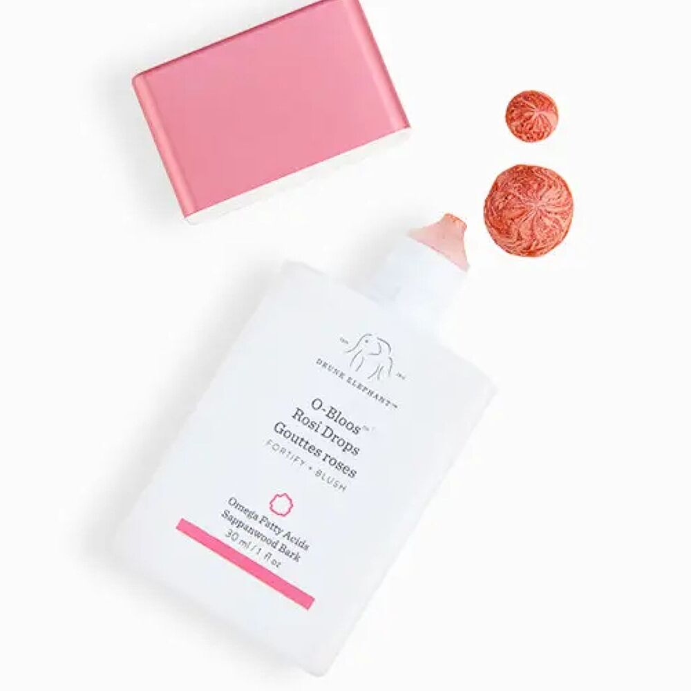 NIB Drunk Elephant O-Bloos Rosi Drops Blush Serum